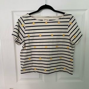 Madewell striped t-shirt, size XS